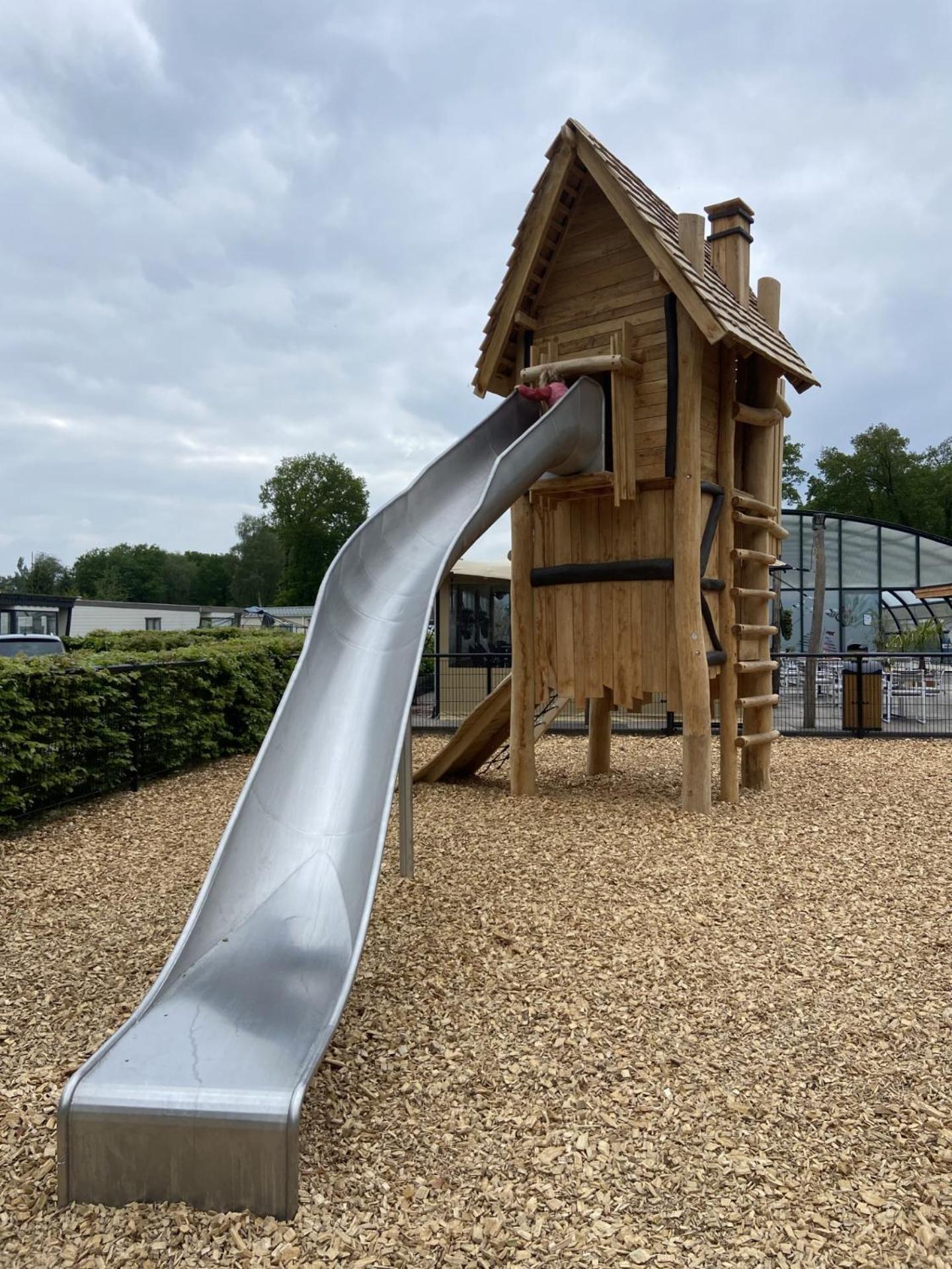 Kindvriendelijk Luxe Chalet In De Bossen Met Prive Sauna Harderwijk Exteriör bild